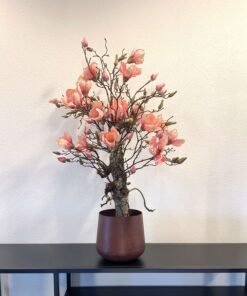 kunstboom magnolia roze binnen boom boommade